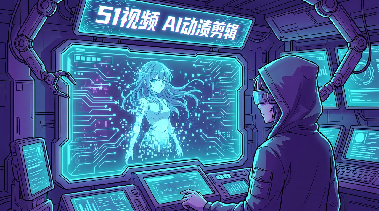 51视频AI动漫剪辑功能展示