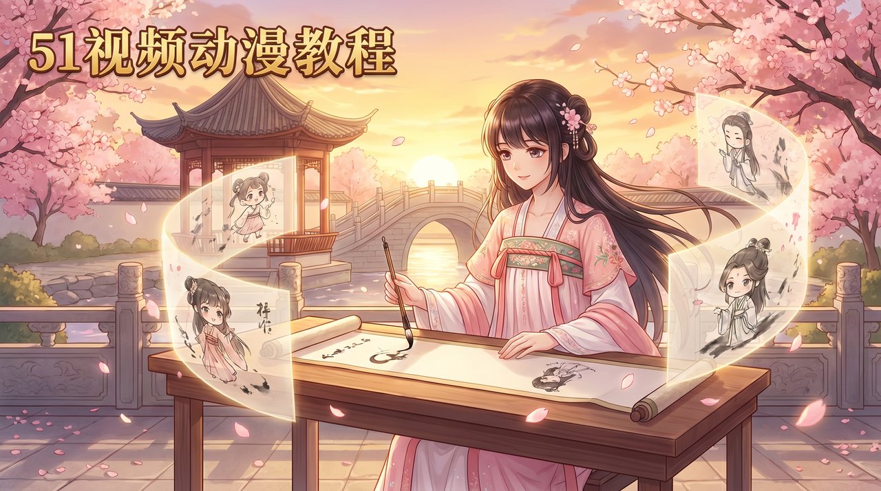 51视频-樱花物语动漫教程